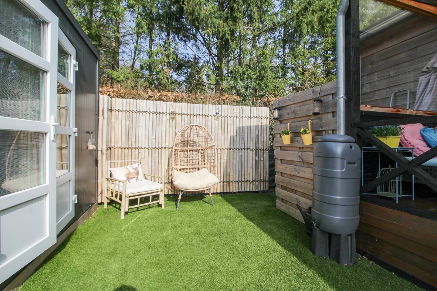 Scandinavian Forest Cabin — Garden